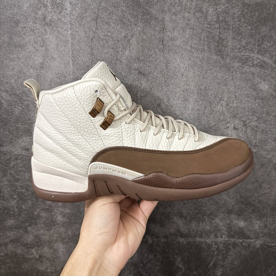 乔丹AirJordan12Fireside高帮奶油棕篮球鞋