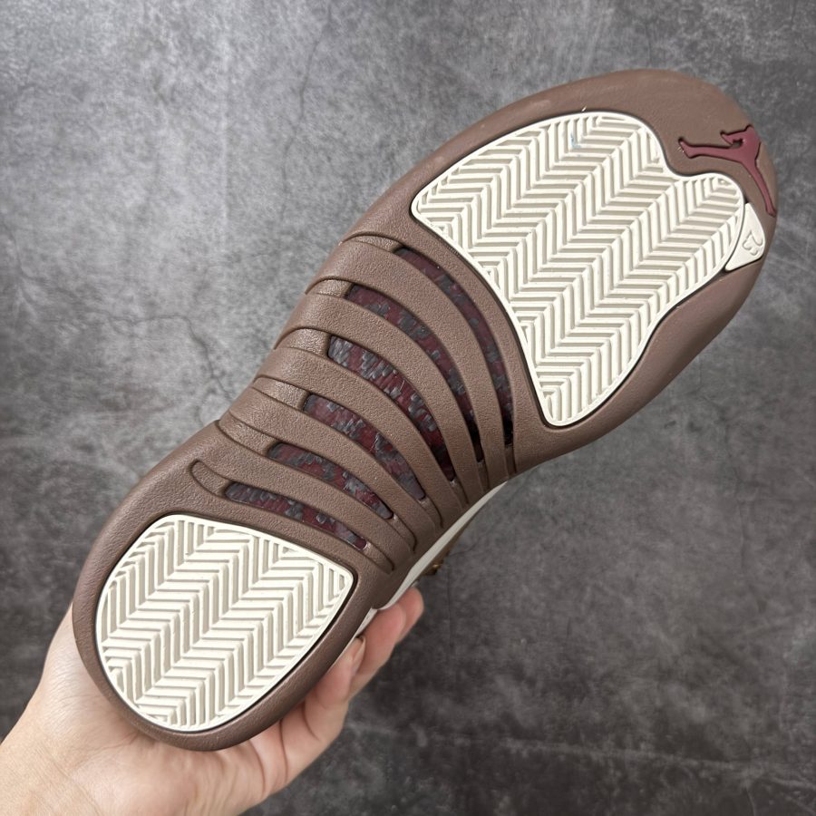 乔丹AirJordan12Fireside高帮奶油棕篮球鞋